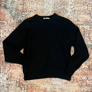 Zara Black knit sweater